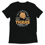 Tallahassee Tigers Retro Minor League Baseball Team-Tri-Blend Shirt - outfieldoutlaws