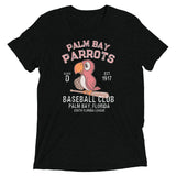 Palm Bay Parrots Retro Minor League Baseball Team-Tri-Blend Shirt - outfieldoutlaws