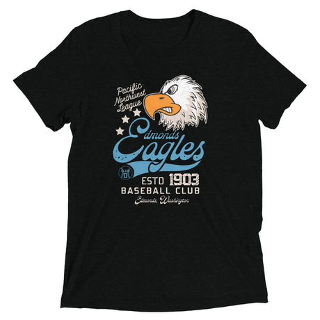 Edmond Eagles Retro Minor League Baseball Team-Tri-Blend Shirt - outfieldoutlaws