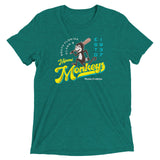 Miami Monkeys Retro Minor League Baseball Team-Tri-Blend Shirt - outfieldoutlaws