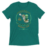 Maple Valley Martians Retro Minor League Baseball Team-Tri-Blend Shirt - outfieldoutlaws