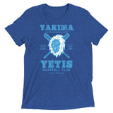 Yakima Yetis Retro Minor League Baseball Team-Tri Blend Shirt - outfieldoutlaws