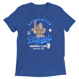 Bremerton Bigfoots Retro Minor League Baseball Team-Tri Blend Shirt - outfieldoutlaws