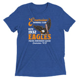 Enumclaw Eagles Retro Minor League Baseball Team-Tri-Blend Shirt - outfieldoutlaws