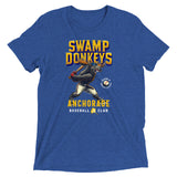 Anchorage Swamp Donkeys Retro Minor League Baseball Team-Tri-Blend Shirt - outfieldoutlaws