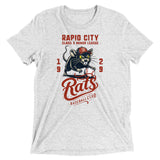 Rapid City Rats Retro Minor League Baseball Team-Tri Blend Shirt - outfieldoutlaws