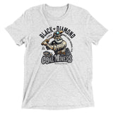 Black Diamond Coal Miners Retro Minor League Baseball Team-Tri-Blend Shirt - outfieldoutlaws