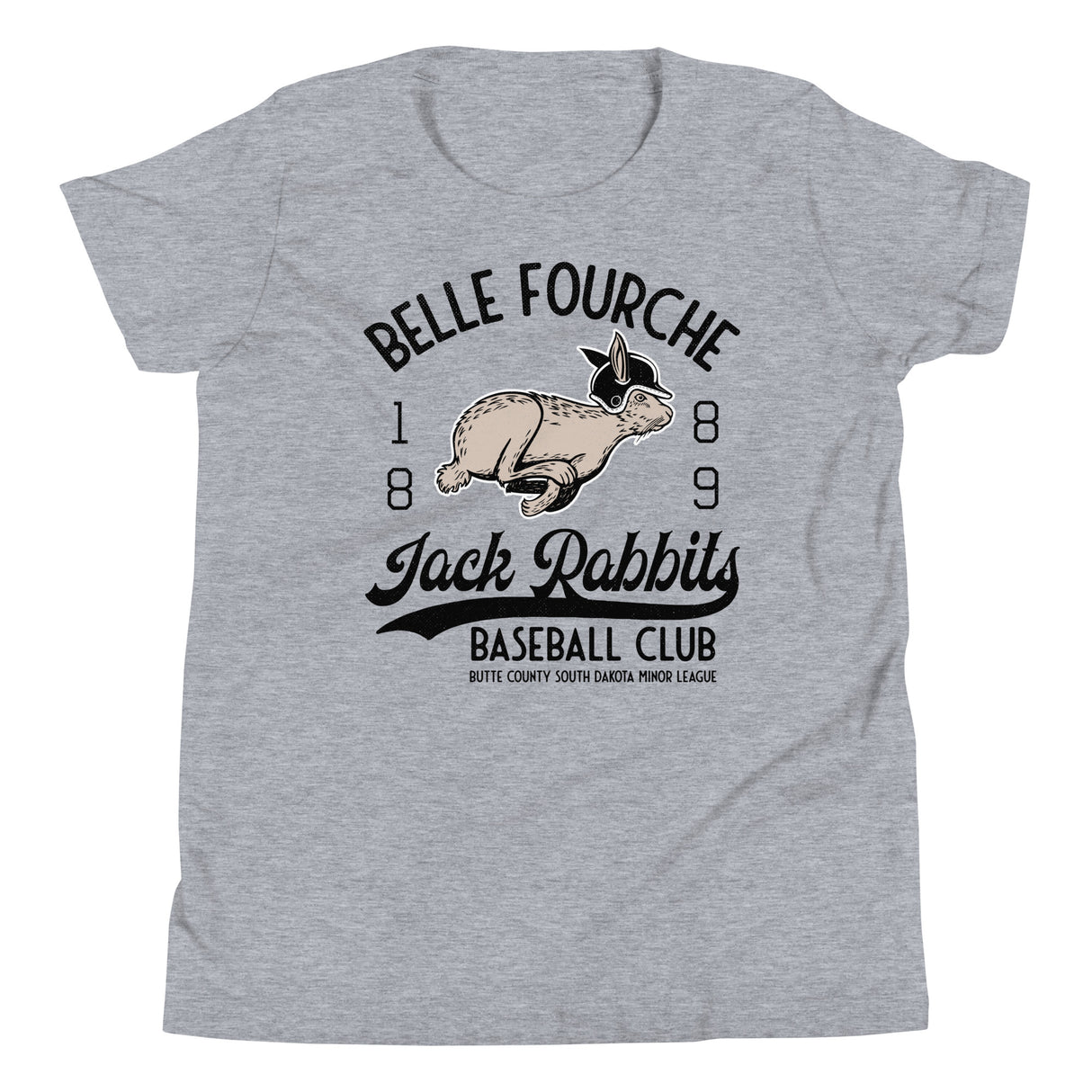 Belle Fourche Jack Rabbits Retro Minor League Baseball Team-Youth T-Shirt - outfieldoutlaws