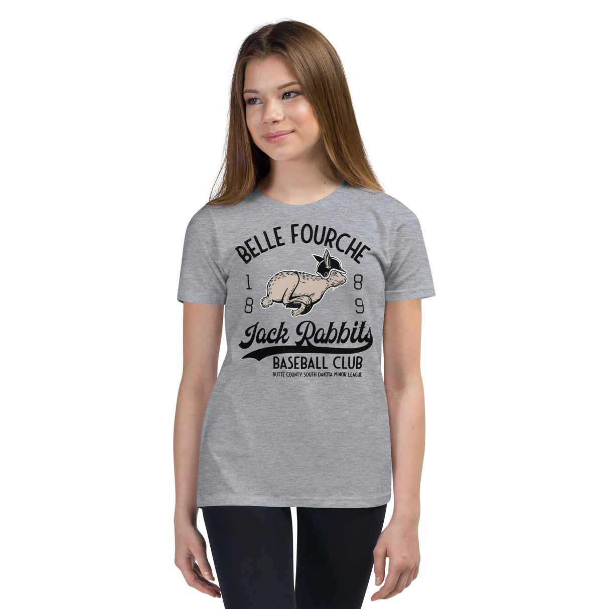 Belle Fourche Jack Rabbits Retro Minor League Baseball Team-Youth T-Shirt - outfieldoutlaws