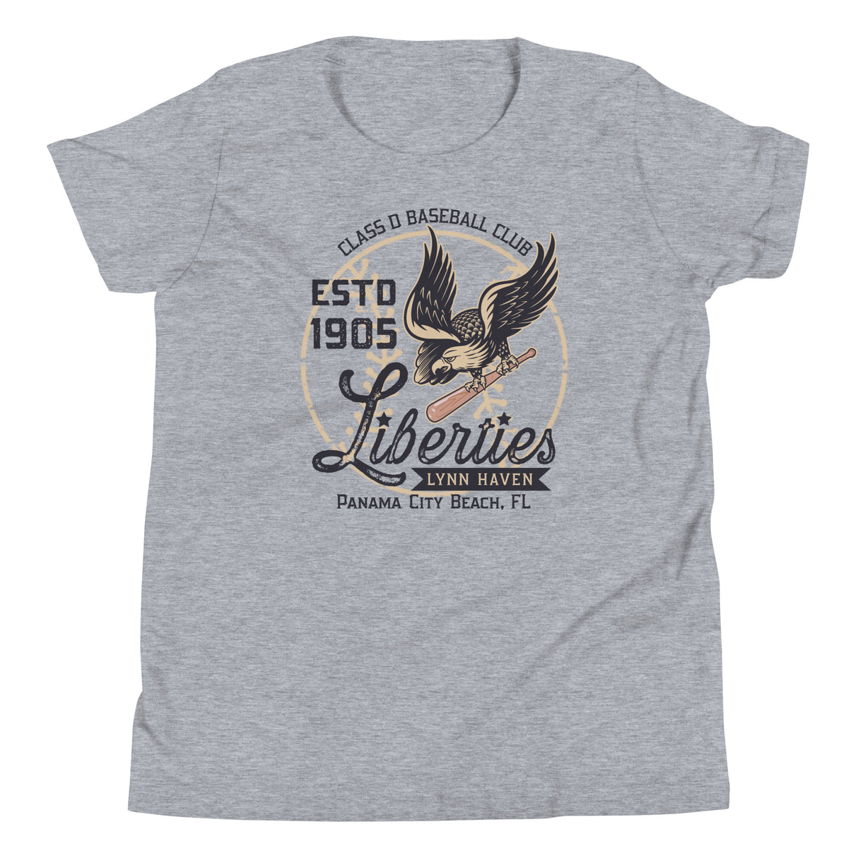 Lynn Haven Liberties Retro Minor League Baseball Team-Youth T-Shirt - outfieldoutlaws