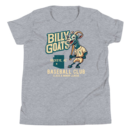 Buckeye Billy Goats Retro Minor League Baseball Team-Youth T-Shirt - outfieldoutlaws