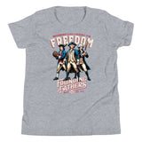 Freedom Founding Fathers Retro Minor League Baseball Team-Youth T-Shirt