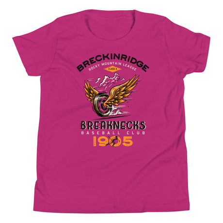 Breckenridge Breaknecks Retro Minor League Baseball Team-Youth T-Shirt - outfieldoutlaws