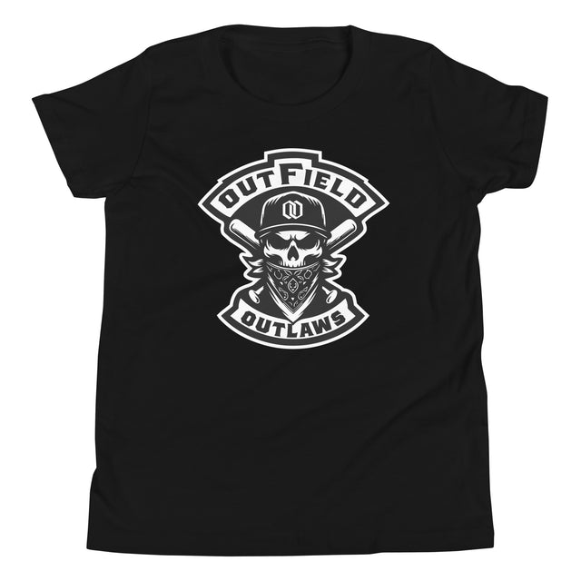 Outfield Outlaws Logo-Youth T-Shirt - outfieldoutlaws