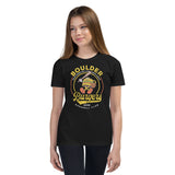 Boulder Burgers Retro Minor League Baseball Team-Youth T-Shirt - outfieldoutlaws