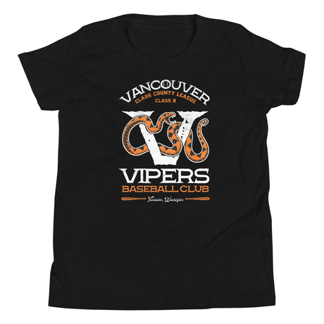 Vancouver Vipers Retro Minor League Baseball Team-Youth T-Shirt - outfieldoutlaws