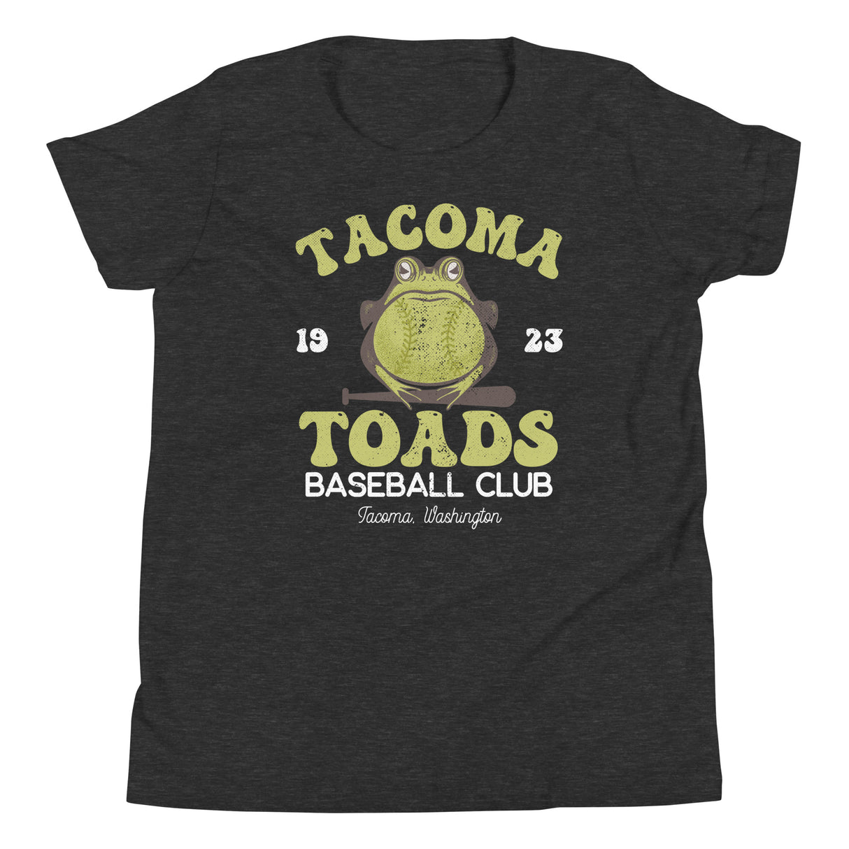 Tacoma Toads Retro Minor League Baseball Team-Youth T-Shirt - outfieldoutlaws