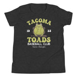 Tacoma Toads Retro Minor League Baseball Team-Youth T-Shirt - outfieldoutlaws