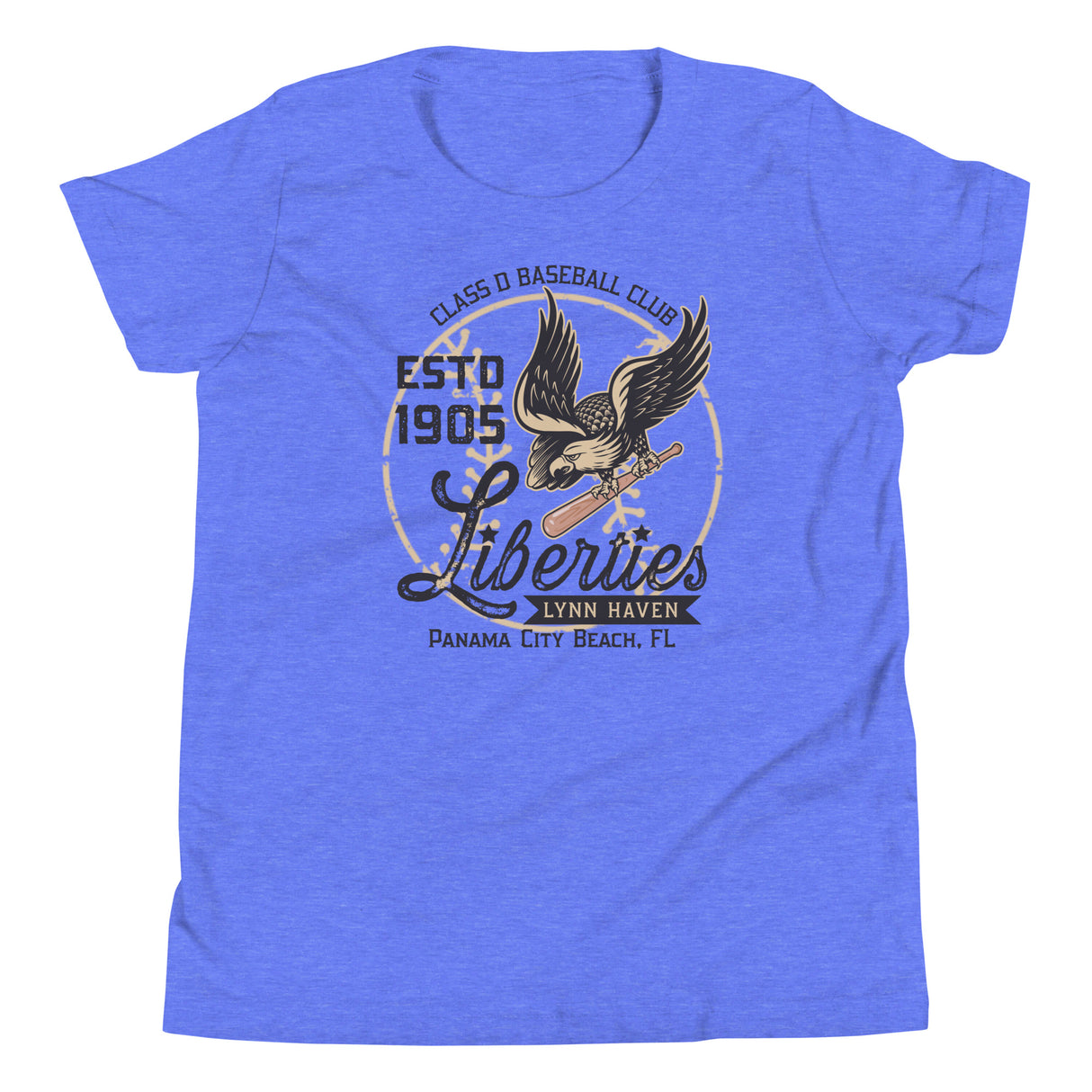 Lynn Haven Liberties Retro Minor League Baseball Team-Youth T-Shirt - outfieldoutlaws