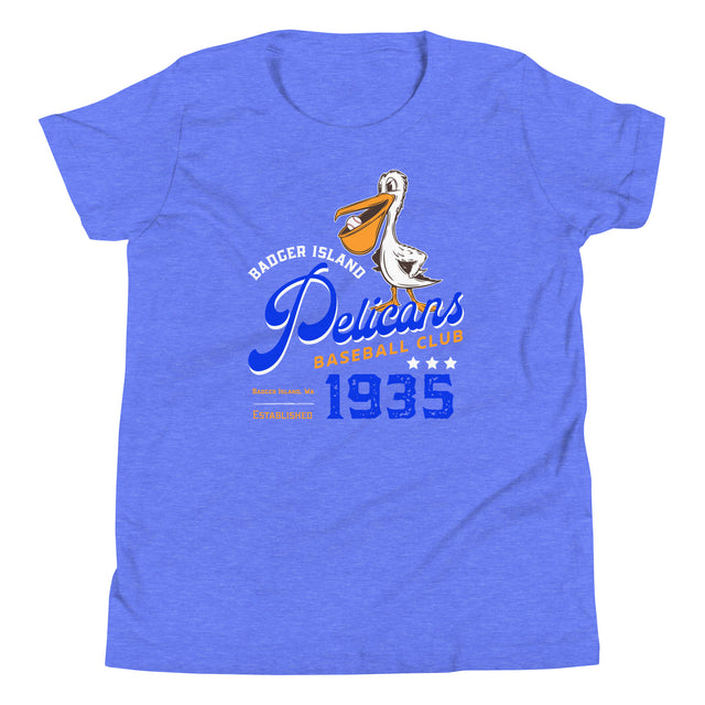 Bader Island Pelicans Retro Minor League Baseball Team-Youth T-Shirt - outfieldoutlaws