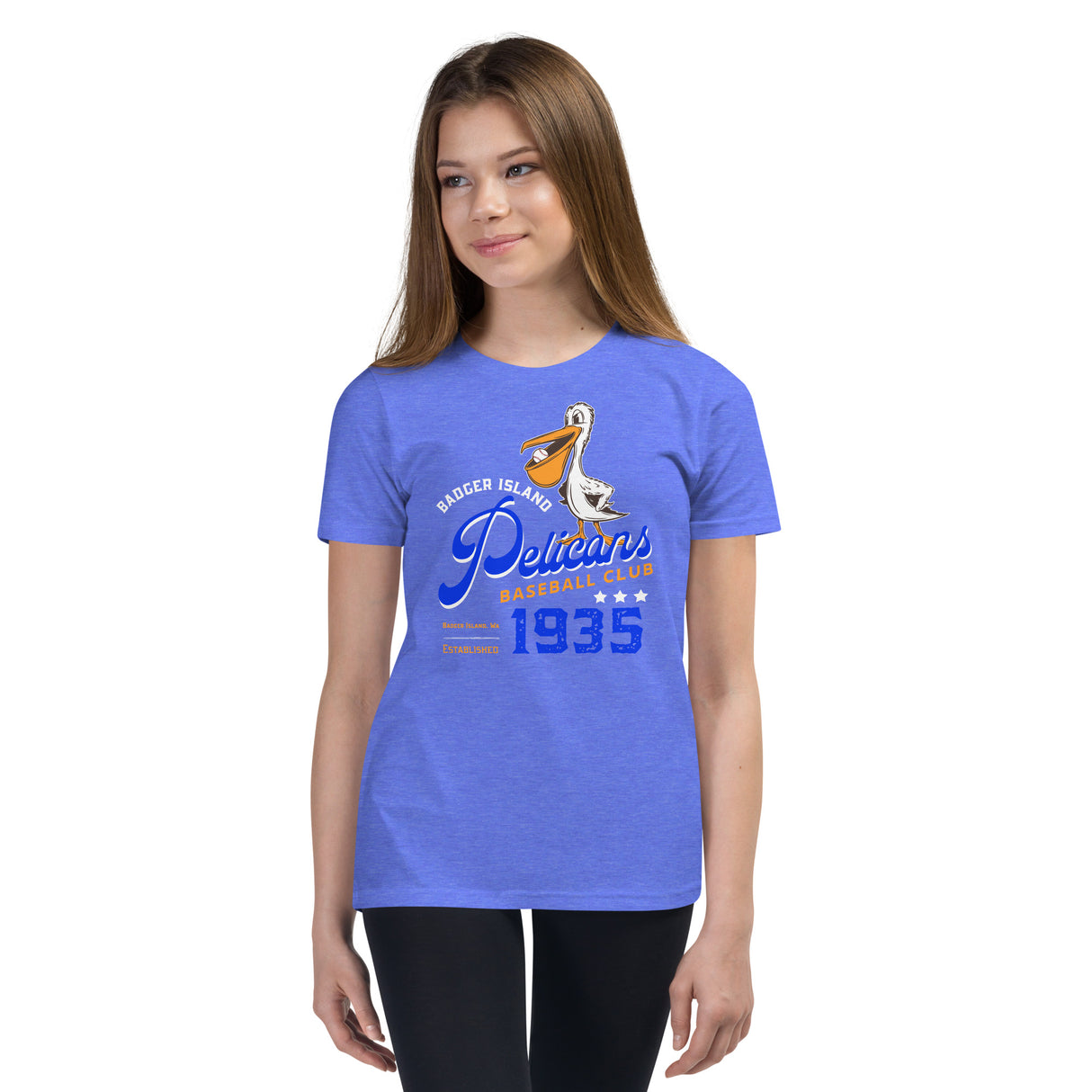 Bader Island Pelicans Retro Minor League Baseball Team-Youth T-Shirt - outfieldoutlaws