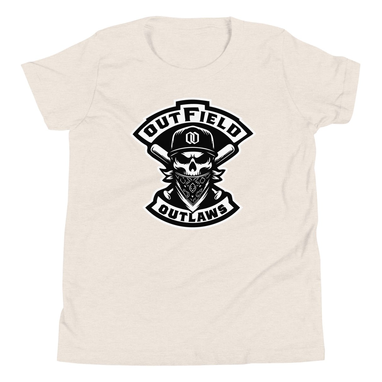 Outfield Outlaws Logo-Youth T-Shirt - outfieldoutlaws