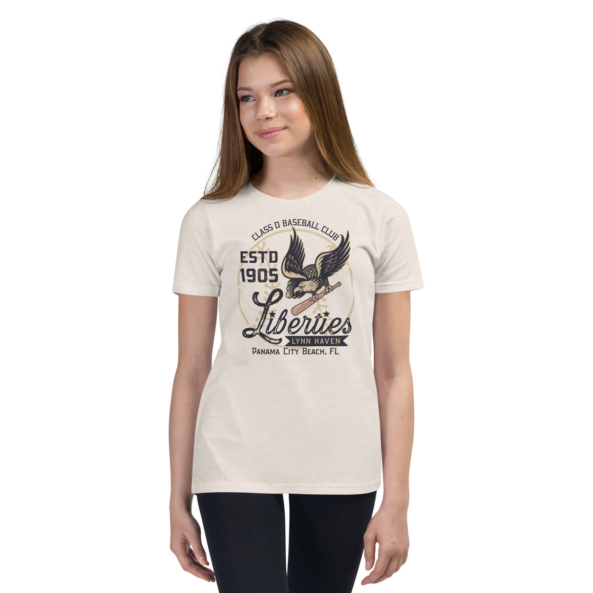 Lynn Haven Liberties Retro Minor League Baseball Team-Youth T-Shirt - outfieldoutlaws