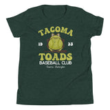 Tacoma Toads Retro Minor League Baseball Team-Youth T-Shirt - outfieldoutlaws