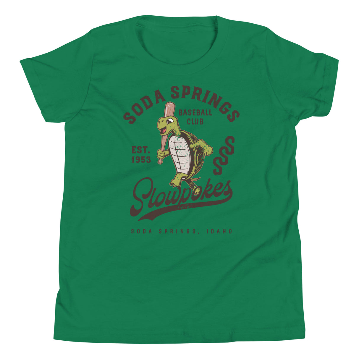 Soda Springs Slow Pokes Retro Minor League Baseball Team-Youth T-Shirt - outfieldoutlaws