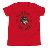 Kill Devil Hills Panthers Retro Minor League Baseball Team-Youth T-Shirt - outfieldoutlaws