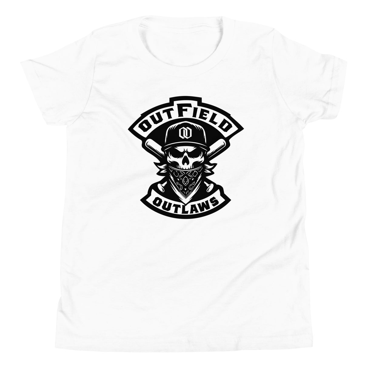 Outfield Outlaws Logo-Youth T-Shirt - outfieldoutlaws