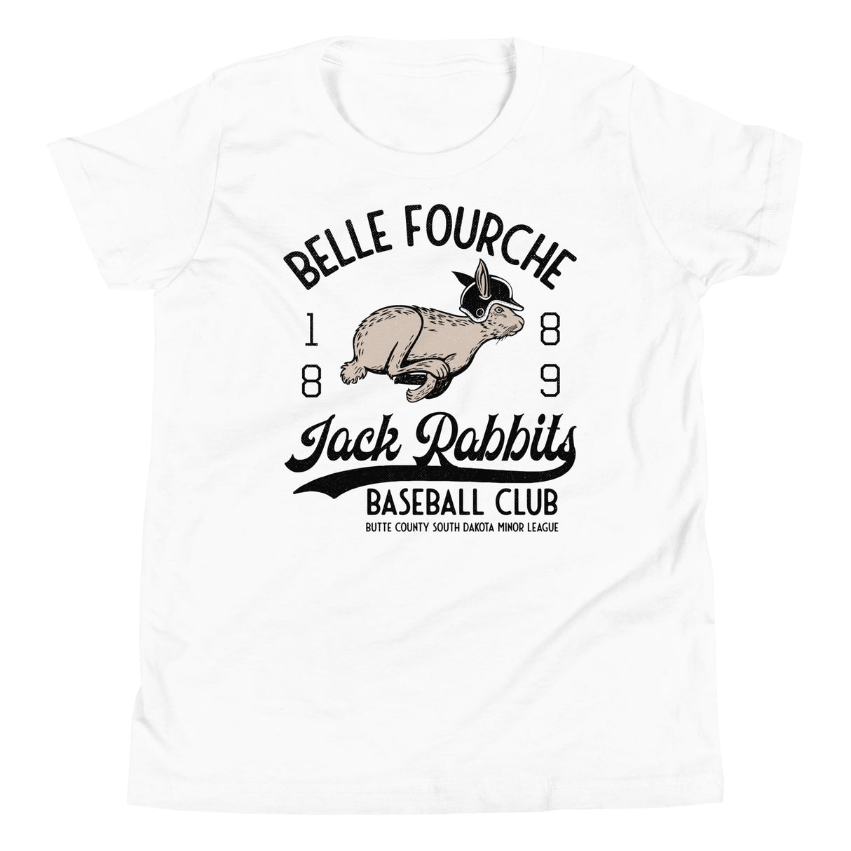 Belle Fourche Jack Rabbits Retro Minor League Baseball Team-Youth T-Shirt - outfieldoutlaws