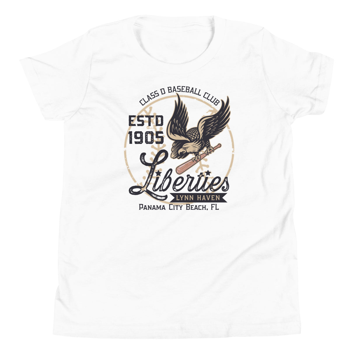 Lynn Haven Liberties Retro Minor League Baseball Team-Youth T-Shirt - outfieldoutlaws